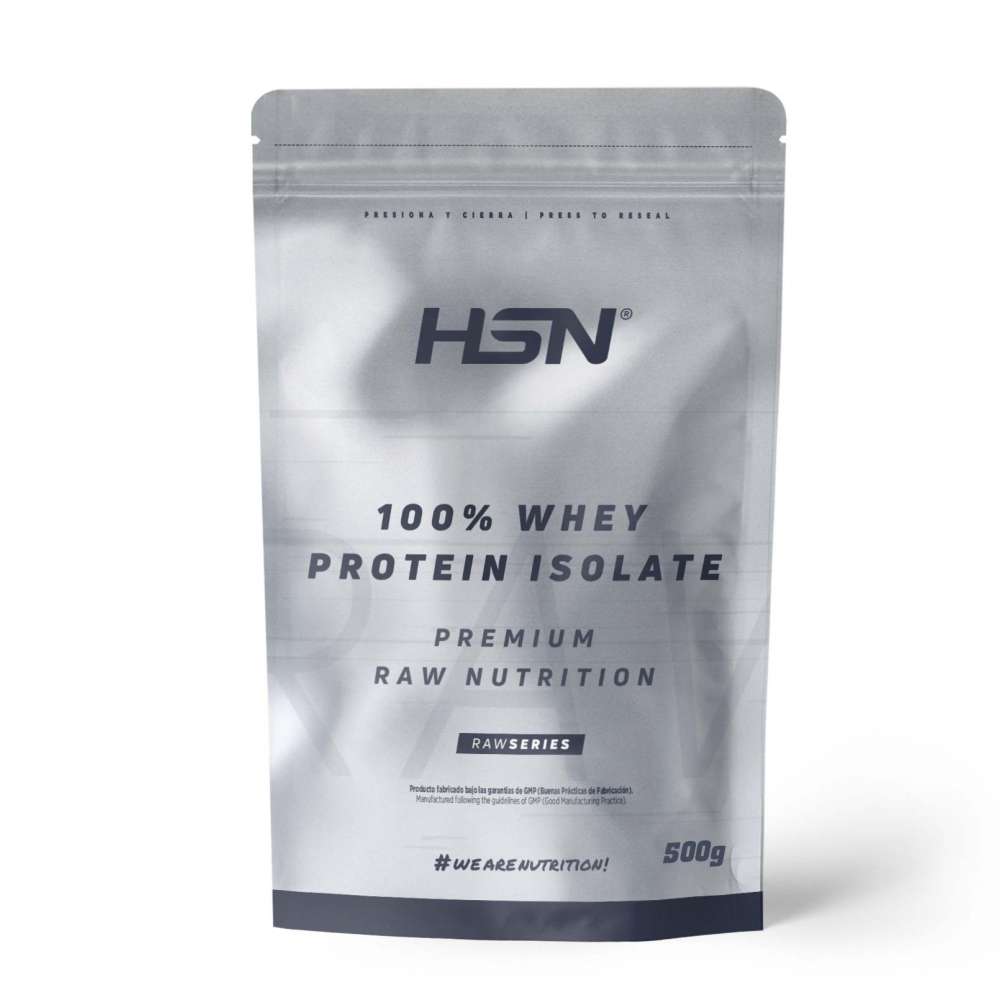 HSN 100% whey protein isolate 500g sin sabor