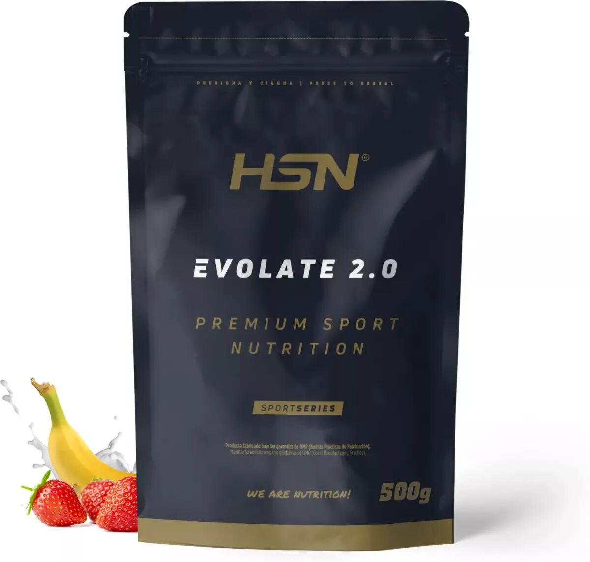 HSN Evolate 2.0 (whey isolate cfm) 500g fresa y plátano