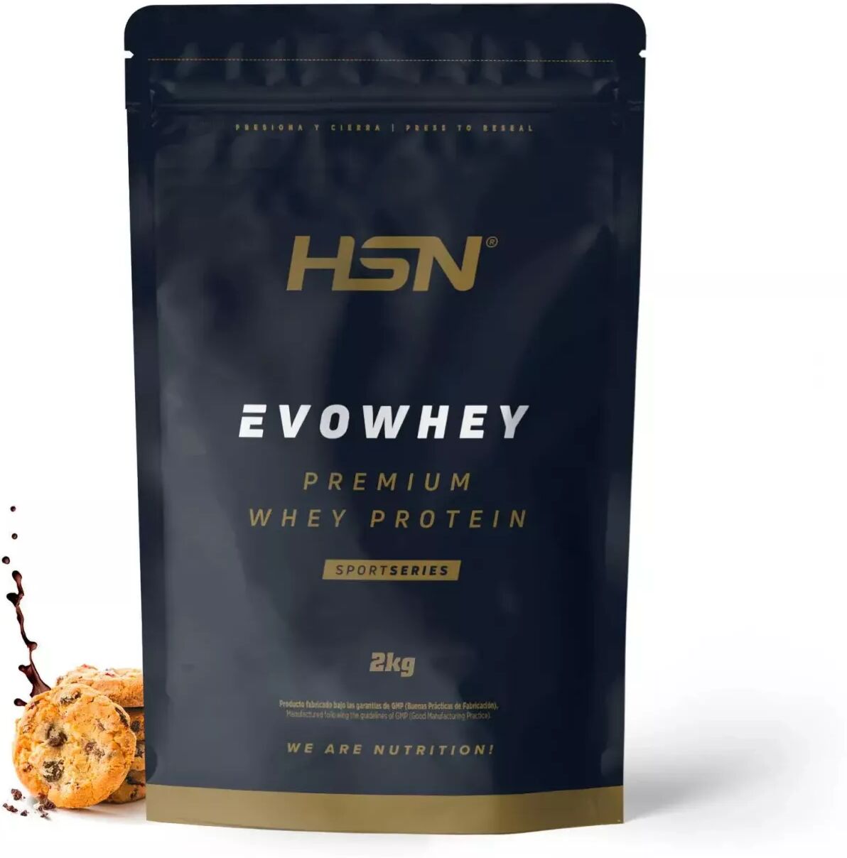 HSN Evowhey protein 2kg chocolate y galletas