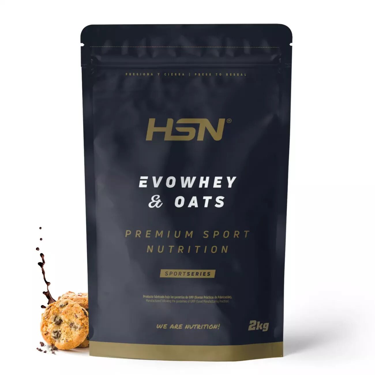 HSN Evowhey & oats 2kg chocolate y galletas