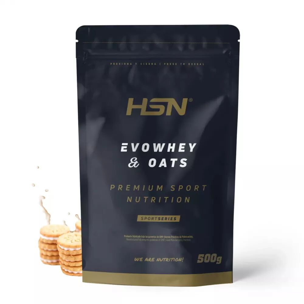 HSN Evowhey & oats 500g galleta y nata