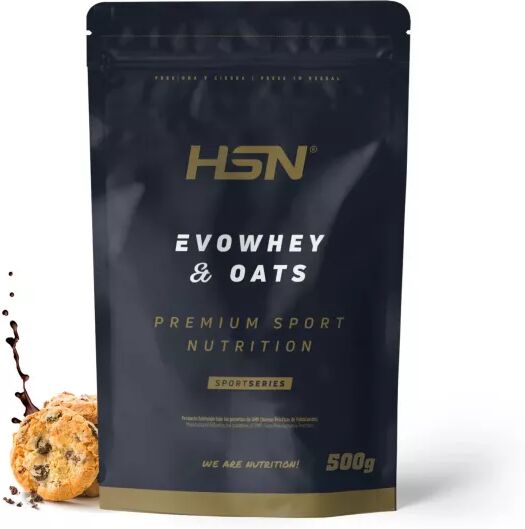 HSN Evowhey & oats 500g chocolate y galletas