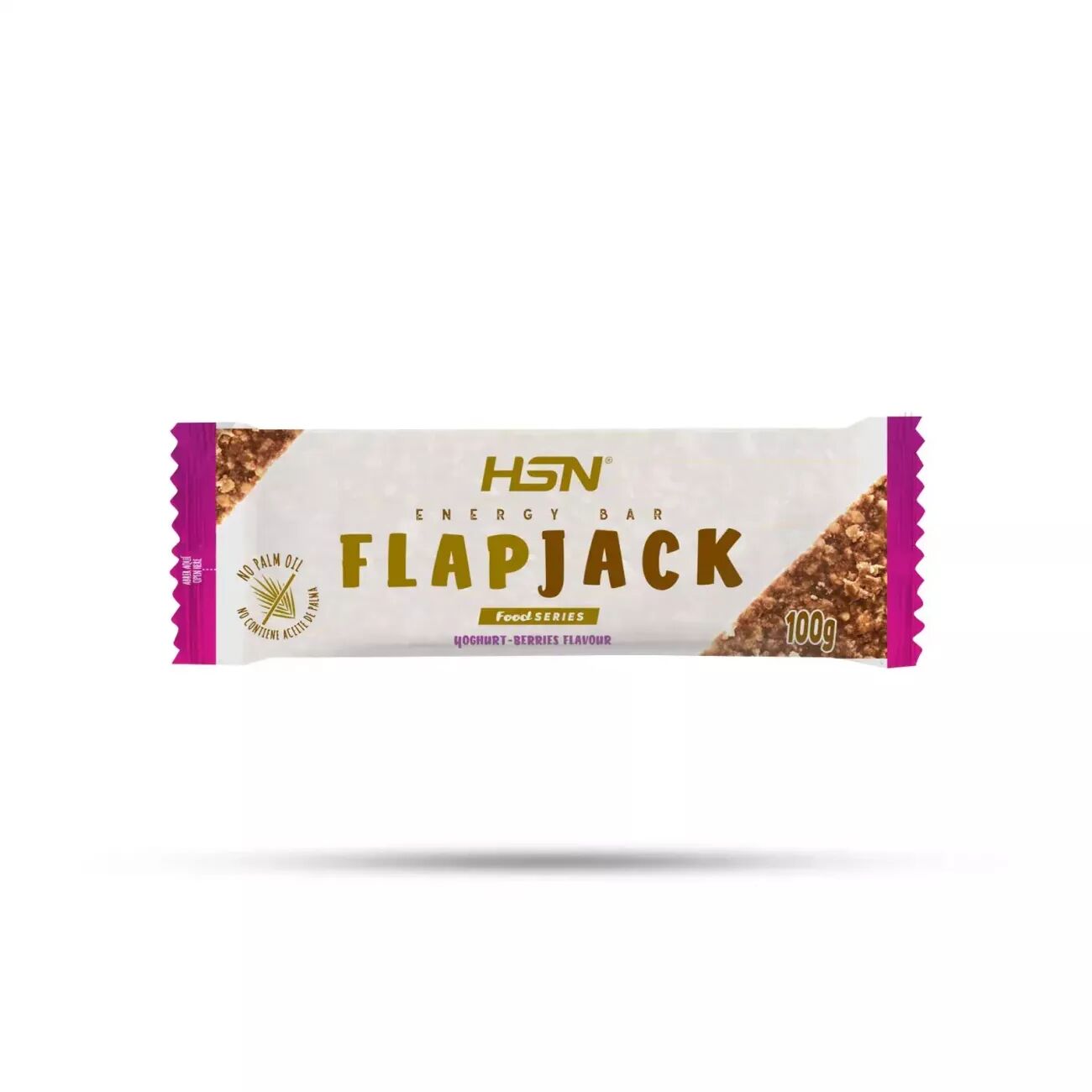 HSN Energy bar flapjack 100g yogur-bayas