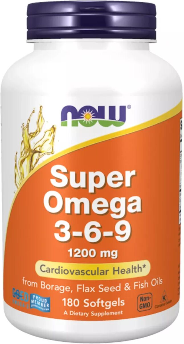 Now Foods Super omega 3-6-9 1200mg - 180 perlas