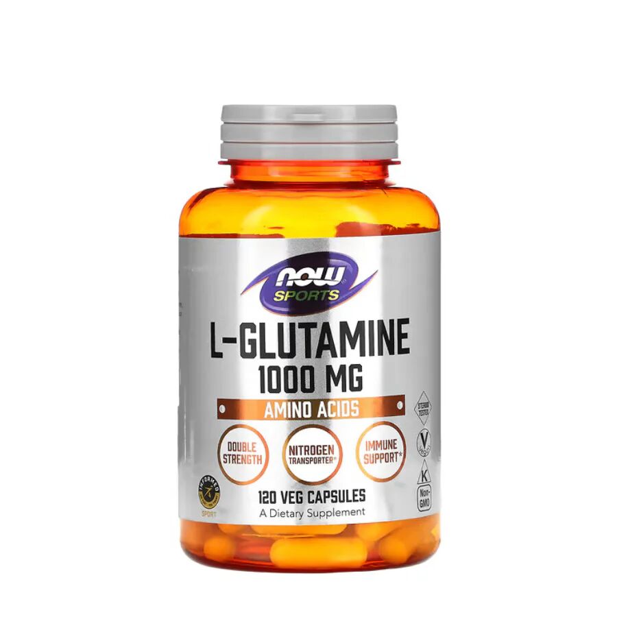 Now Foods Ahora L-Glutamina 1000mg Cápsulas x120