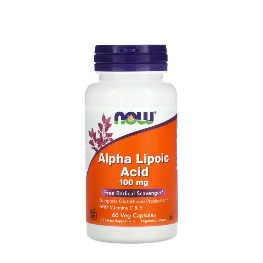 Now Foods Now Ácido Alfa Lipoico 100mg Cápsulas x60