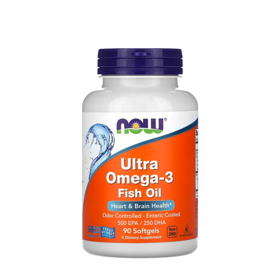 Now Foods Now Ultra Omega-3 Cápsulas de Aceite de Pescado x90