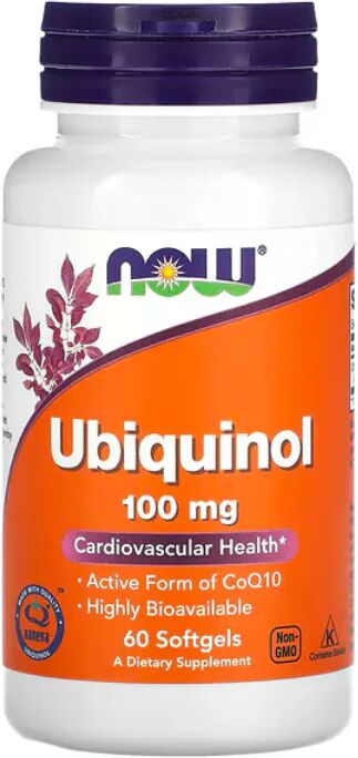 Now Foods Ahora Ubiquinol 100mg Cápsulas x60