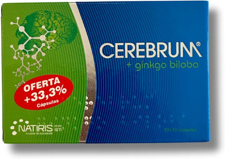 Cerebrum Ginkgo Biloba Cápsulas 30 + 10 Oferta