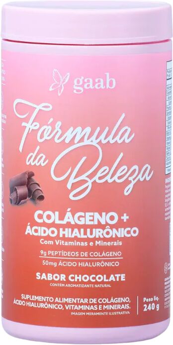 Gaab Fórmula da Beleza Chocolate 240 g