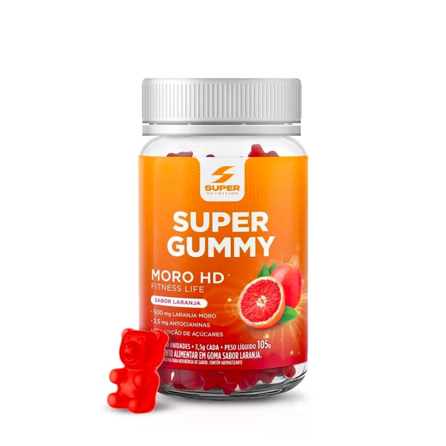 Super Nutrition Gomitas Super Gummy Moro HD x30
