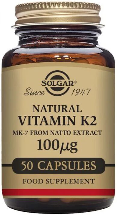 Solgar Vitamina K2 100mg Cápsulas x50