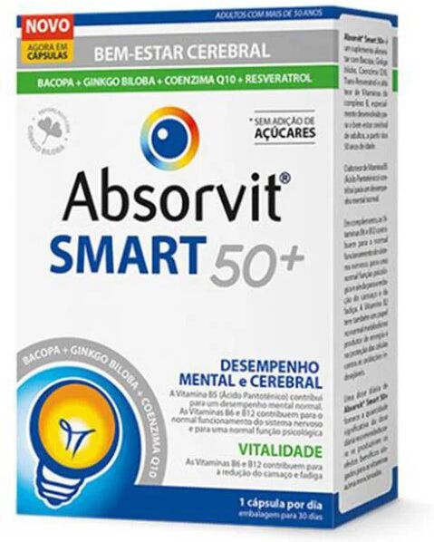 Absorvit Smart 50+ Cápsulas x30