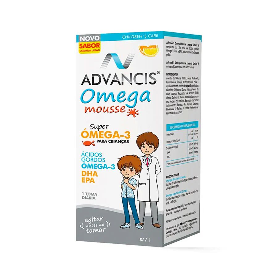 Advancis Omega Mousse Naranja-Limón 100ml