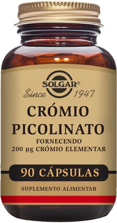 Solgar Picolinato De Cromo 200mg Cápsulas x90