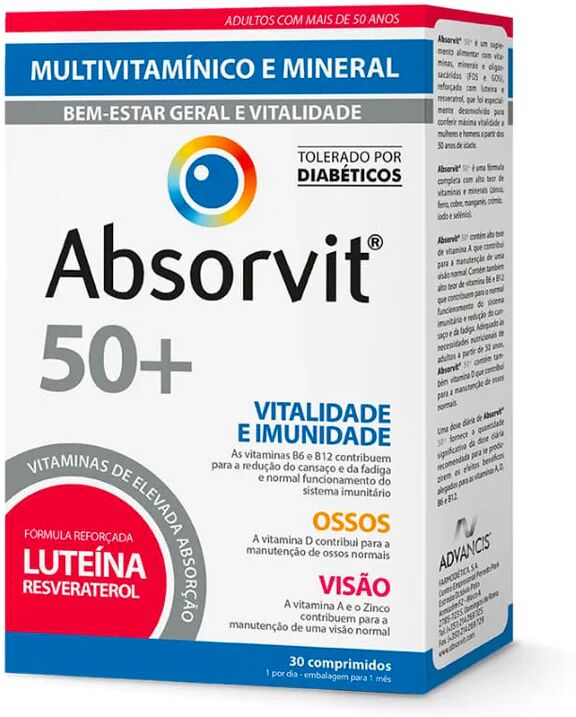 Absorvit 50+ Pastillas x30