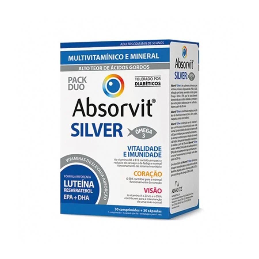Absorvit Silver 30 Pastillas + 30 Cápsulas