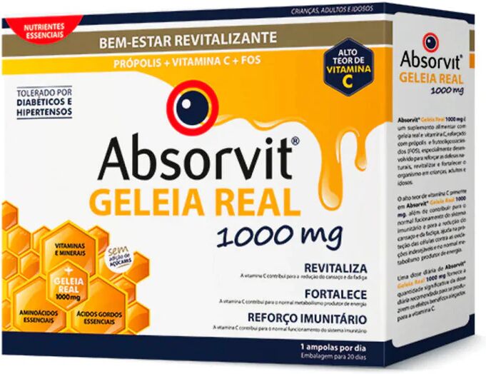 Absorvit Jalea Real 1000mg 20 Ampollas