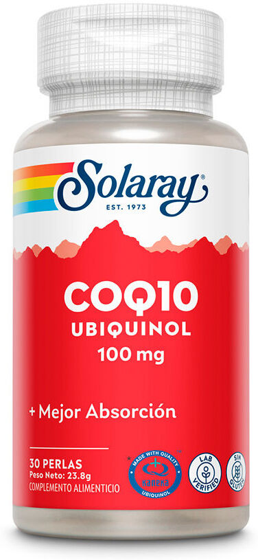 Solaray Coq10 Ubiquinol 100 Mg 30 Perlas