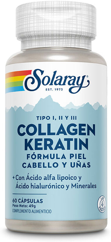 Solaray Collagen Keratin 60 Caps