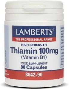 Lamberts TIAMINA 100mg (VITAMINA B1) 90 Caps