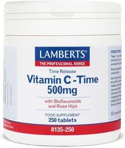 Lamberts VITAMINA C 500mg CON BIOFLAVONOIDES (LIBERACIÓN SOSTENIDA) 250 Tabs