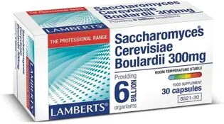 Lamberts SACCHAROMYCES CEREVISIAE BOULARDII 300mg 30 Caps