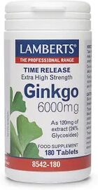 Lamberts GINKGO 6000mg 180 Tabs