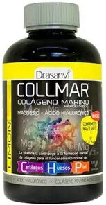 Drasanvi COLLMAR COLÁGENO + MAGNESIO + ÁCIDO HIALURÓNICO 180 Tabletas Masticables Cereza