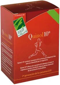 Cien Por Cien Natural QUINOL 10 UBIQUINOL 100MG 30 Caps