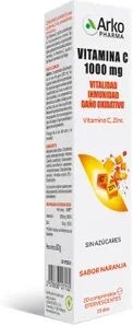 Arkopharma Arkovital Vitamina C 1000mg 20 Tabletas Efervescentes Naranja