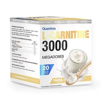Quamtrax L-CARNITINA 3000 - 20 Viales de 25ml Pera