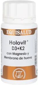 Equisalud Holovit Vegan D3+K2 Con Magnesio 50 Caps