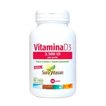 Sura Vitasan Vitamina D3 2.500 UI 60 Perlas