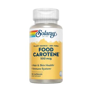 Solaray Food Carotene 500 mcg 30 Perlas