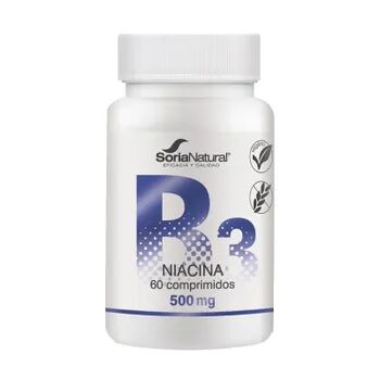 Soria Natural Vitamina B3 Niacina 500 mg 60 Tabs