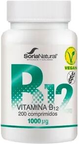 Soria Natural Vitamina B12 1000 ug 200 Tabs