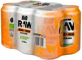 Raw Superdrink Raw Naranja Mango Bio 6 Uds 330 ml