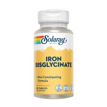 Solaray Iron Bisglycinate 60 Tabs