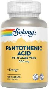 Solaray ÁCIDO PANTOTÉNICO 500mg 100 Caps