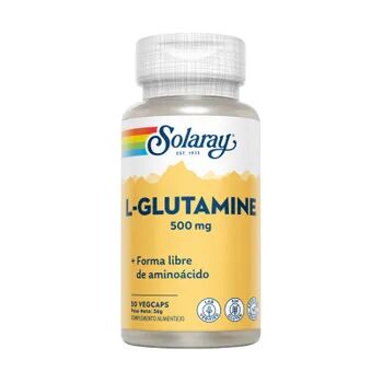 Solaray L-GLUTAMINA 500mg 50 Cápsulas vegetales