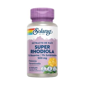 Solaray SUPER RHODIOLA 60 Cápsulas vegetales