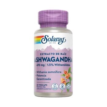 Solaray Extracto De Ashagandha 470 mg 60 VCaps