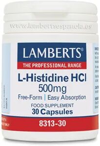 Lamberts L-HISTIDINA HCl 500mg 30 Caps