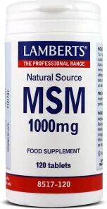 Lamberts MSM 1000mg 120 Tabs