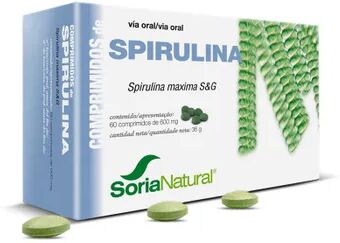 Soria Natural COMPRIMIDOS - SPIRULINA 60 Tabs