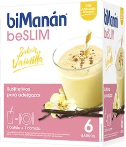 Bimanán Beslim Batidos Vainilla 55g 6 Sobres Vainilla