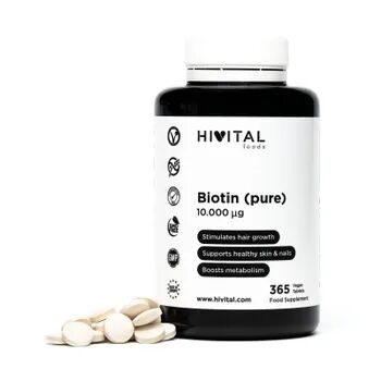 Hivital Foods Biotina 10.000 mcg 365 Tabs
