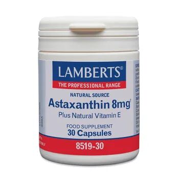 Lamberts Astaxantina 8 mg Con Vitamina E 30 Caps