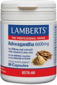 Lamberts Ashwagandha 6000 mg 60 Caps